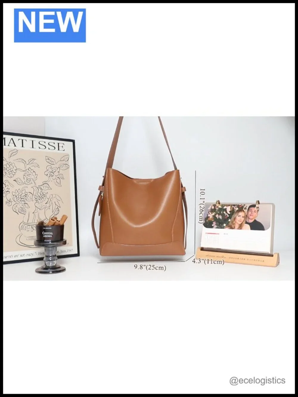 Genuine Leather Tote Bag Women's Slouchy Hobo Crossbody Shoulder Purse Large